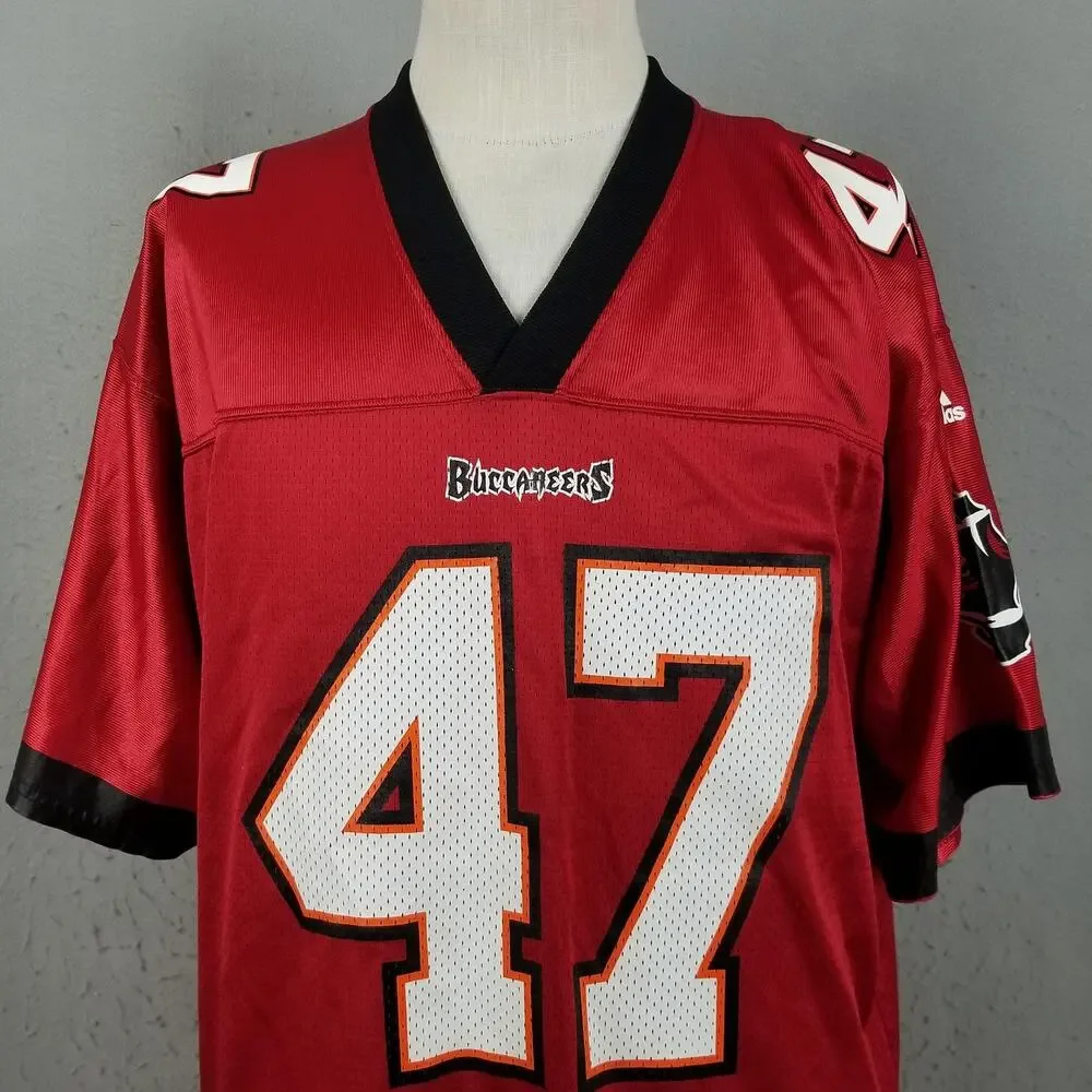 Vintage Tampa Bay Buccaneers Jersey Mens XL NFL Adidas John‎ Lynch 90s